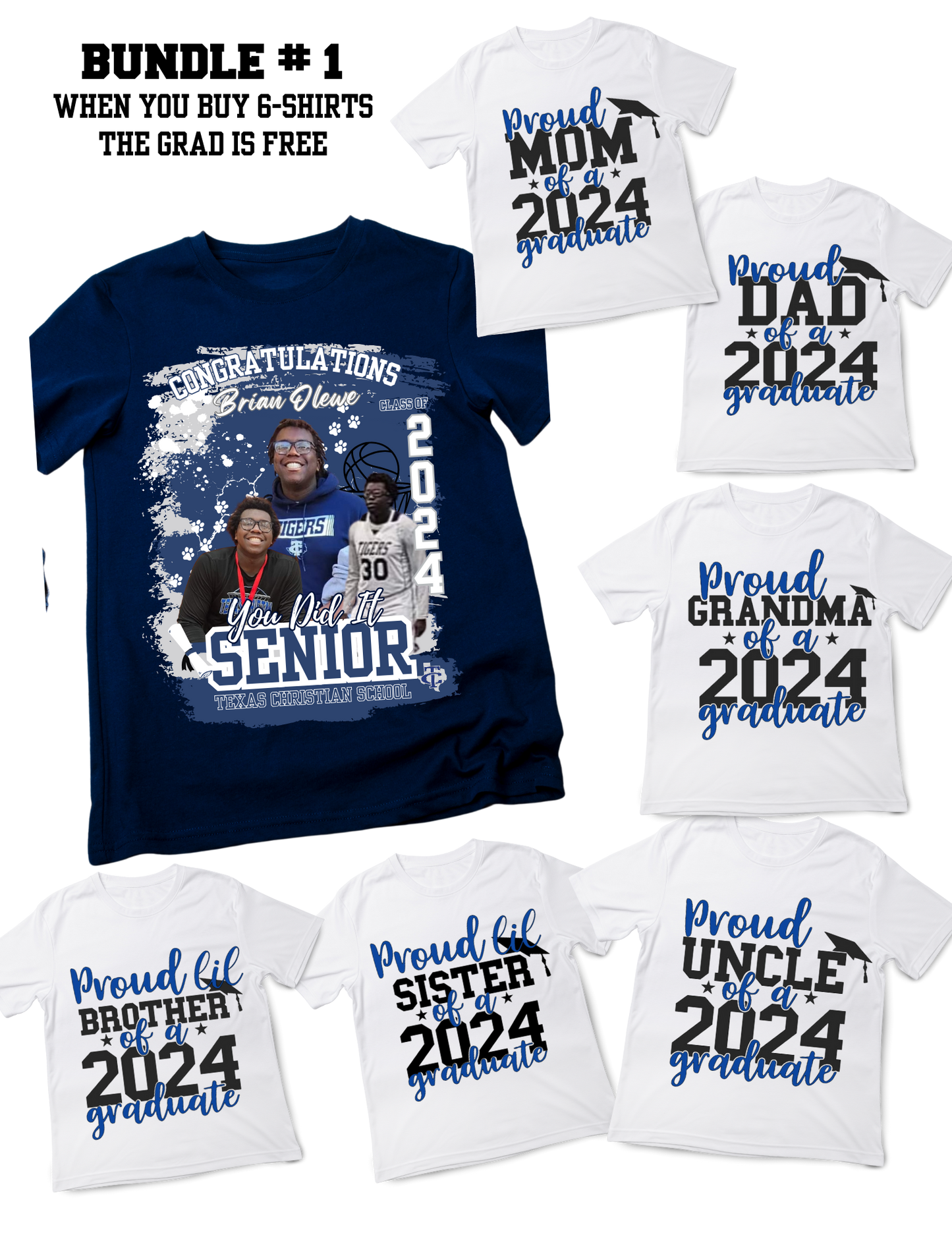 Bundle #1 Graduation shirts