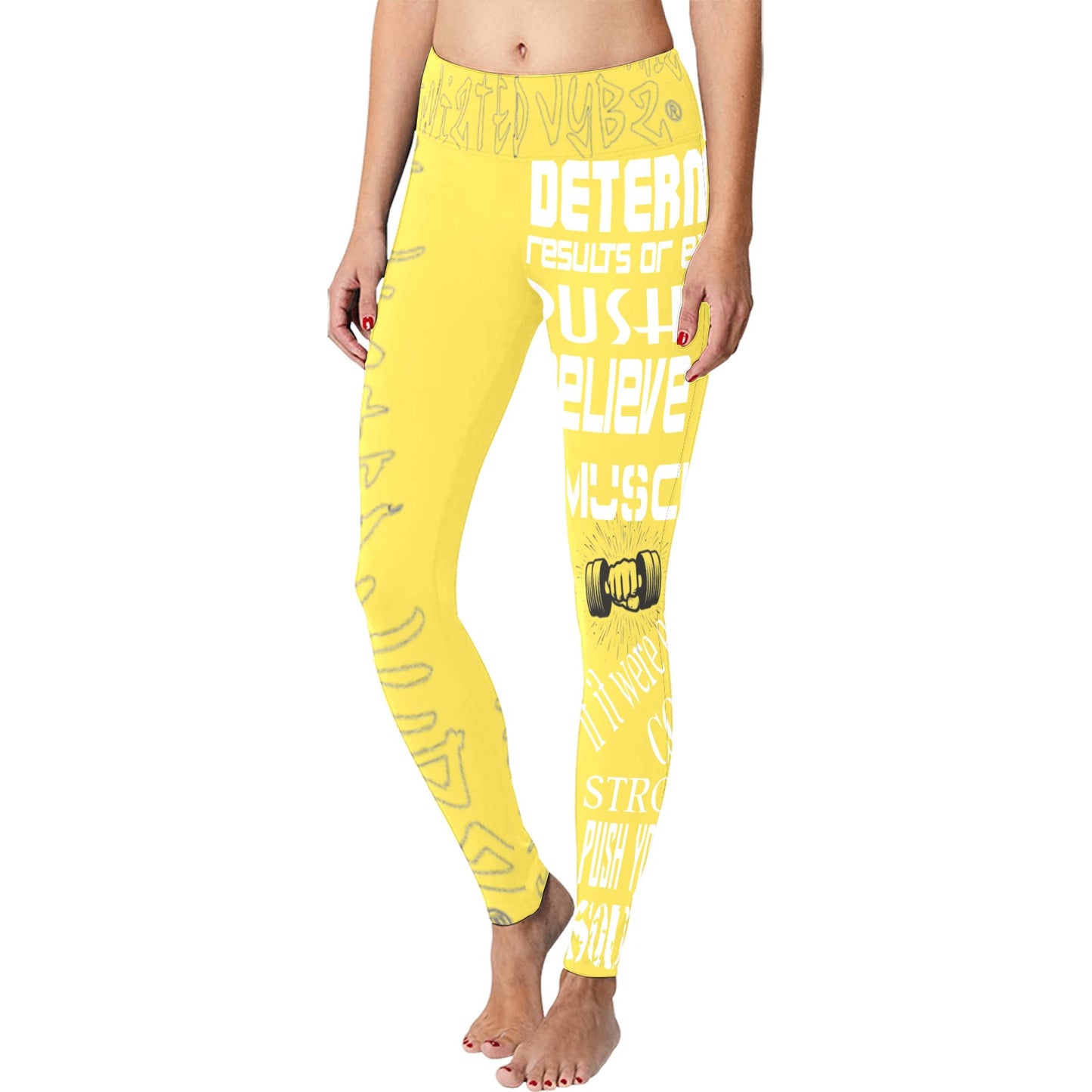 Workout legging SET with matching sleeveless shirt by TwitZed VyBz