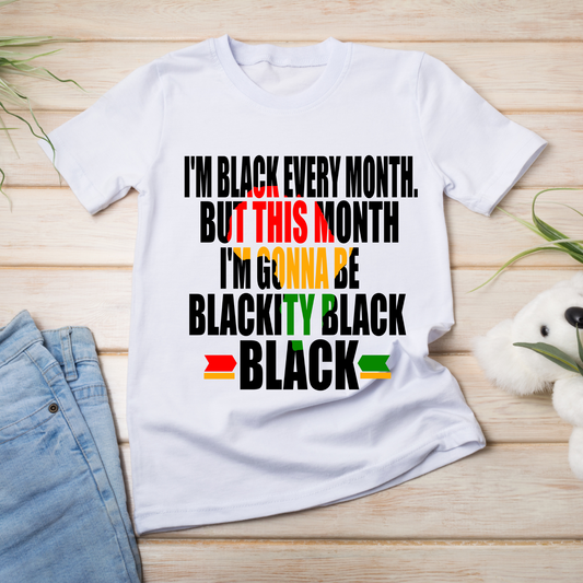 Blackity Black this Month