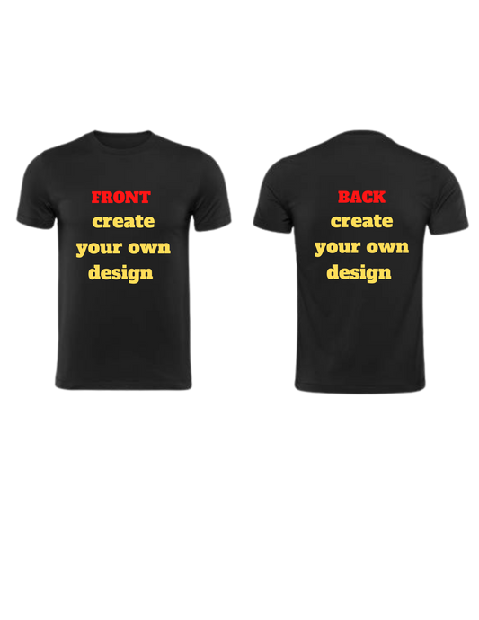 Create Your Front and Back design